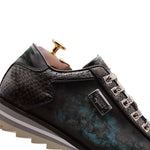 Harris Firenze 1913 Penelope Premium Leather Sneakers Green