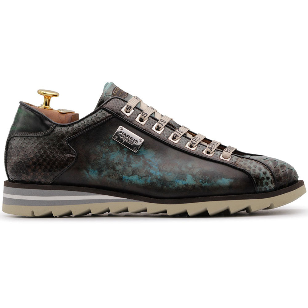 Harris Firenze 1913 Penelope Premium Leather Sneakers Green