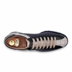 Harris Firenze 1913 Perforated Suede Sneakers Blue