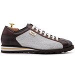 Harris Firenze 1913 Perforated Suede Sneakers White