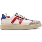 Harris Firenze 1913 Premium Leather Details Low-Top Sneakers White