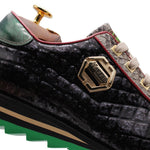 Harris Firenze 1913 Premium Leather Details Sneakers Green