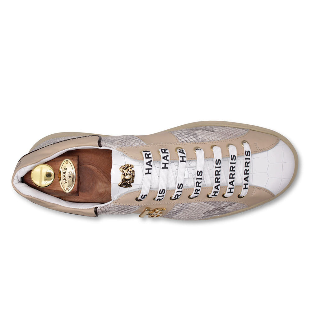 Harris Firenze 1913 Premium Leather Sneakers Beige