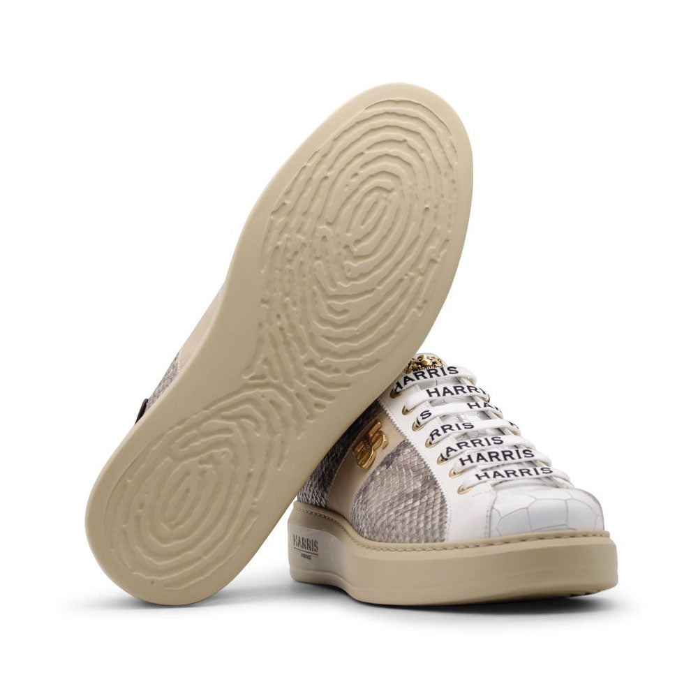 Harris Firenze 1913 Premium Leather Sneakers Beige