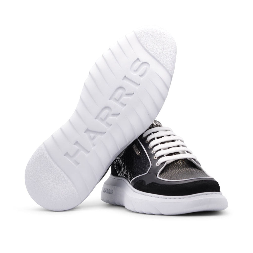 Harris Firenze 1913 Premium Leather Sneakers Black