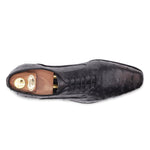 Harris Firenze 1913 Premium Ostrich Leather Oxford Shoes Grigi