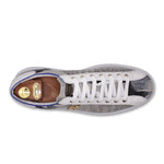 Harris Firenze 1913 Printed Leather Sneakers Grey