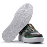Harris Firenze 1913 Python / Calfskin Sneakers Green
