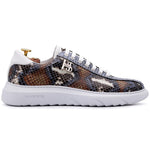 Harris Firenze 1913 Python / Crocodile Print Sneakers Multicolor