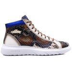 Harris Firenze 1913 Python Leather Boots Multicolor