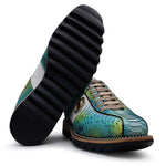 Harris Firenze 1913 Python Leather Sneakers Green