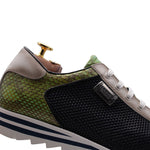 Harris Firenze 1913 Python / Suede Leather Sneakers Blue