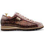 Harris Firenze 1913 Refined Details Leather Sneakers Brown
