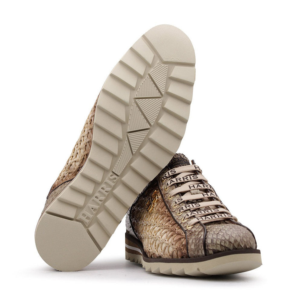 Harris Firenze 1913 Rope / Python Sneakers Beige