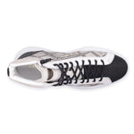 Harris Firenze 1913 Rumble Print Leather Sneakers Grigio