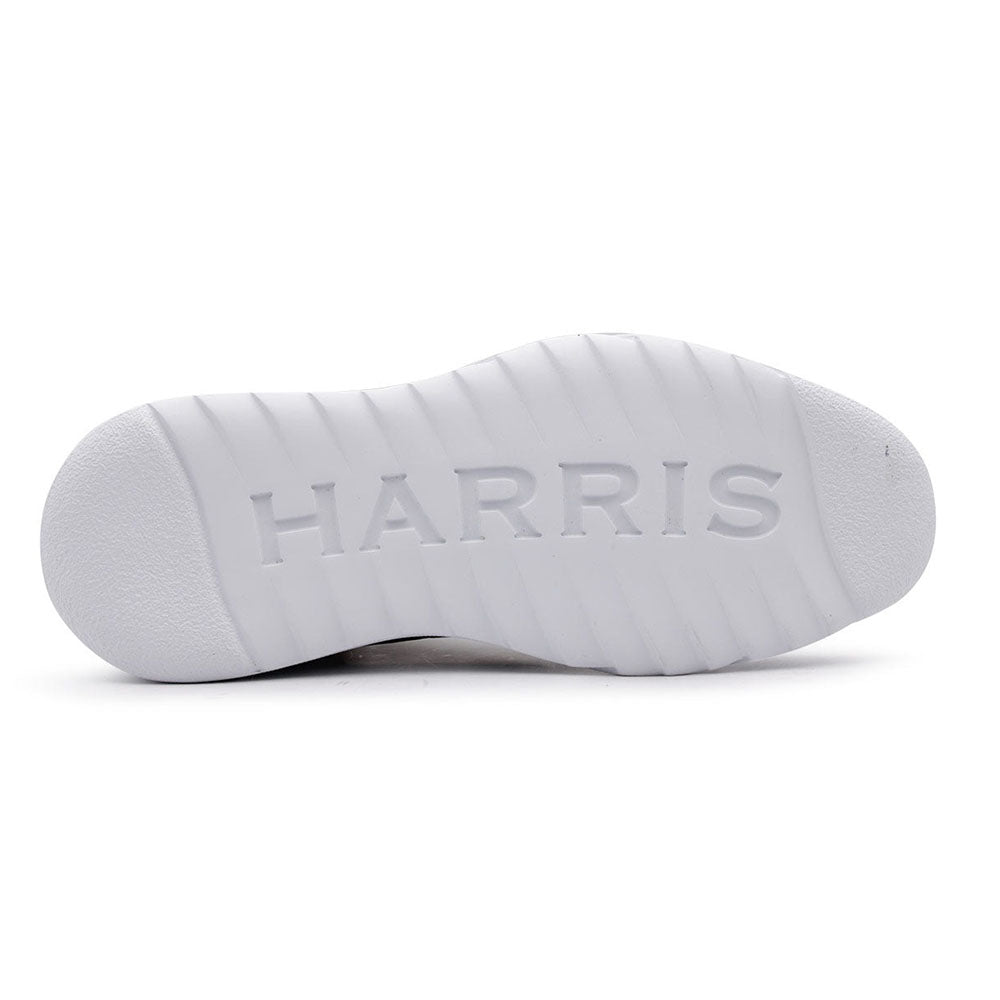 Harris Firenze 1913 Rumble Print Leather Sneakers Grigio