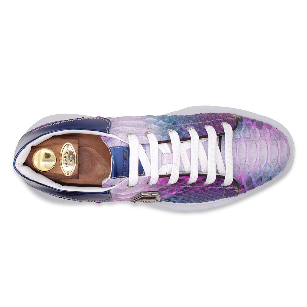 Harris Firenze 1913 Shaded Python Sneakers Porpora