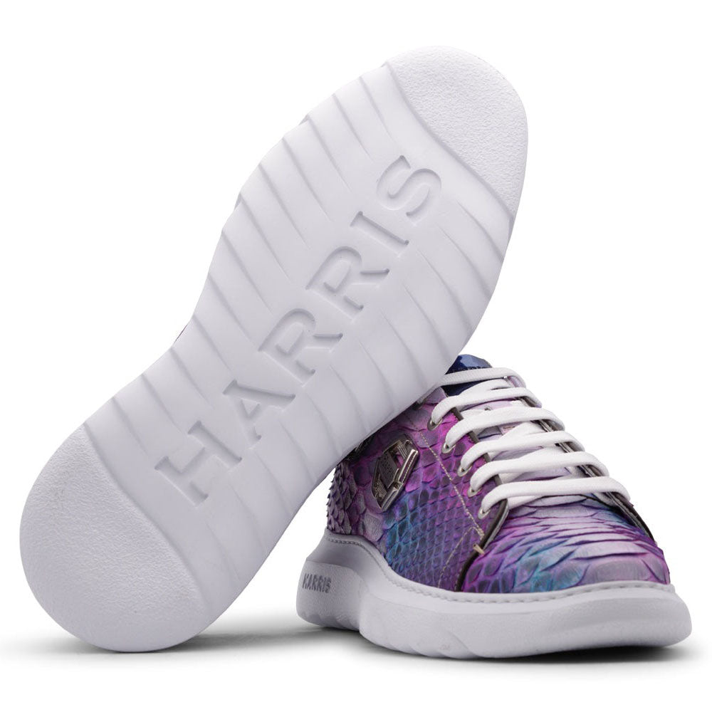Harris Firenze 1913 Shaded Python Sneakers Porpora