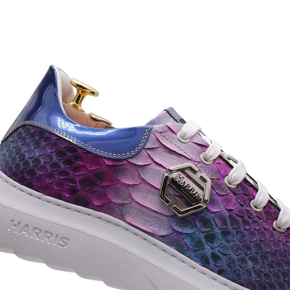 Harris Firenze 1913 Shaded Python Sneakers Porpora