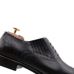 Harris Firenze 1913 Slip-On Mit Brogue Verzierungen Oxford Black