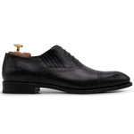 Harris Firenze 1913 Slip-On Mit Brogue Verzierungen Oxford Black