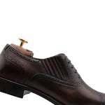 Harris Firenze 1913 Slip-On Mit Brogue Verzierungen Oxford Brown