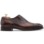 Harris Firenze 1913 Slip-On Mit Brogue Verzierungen Oxford Brown