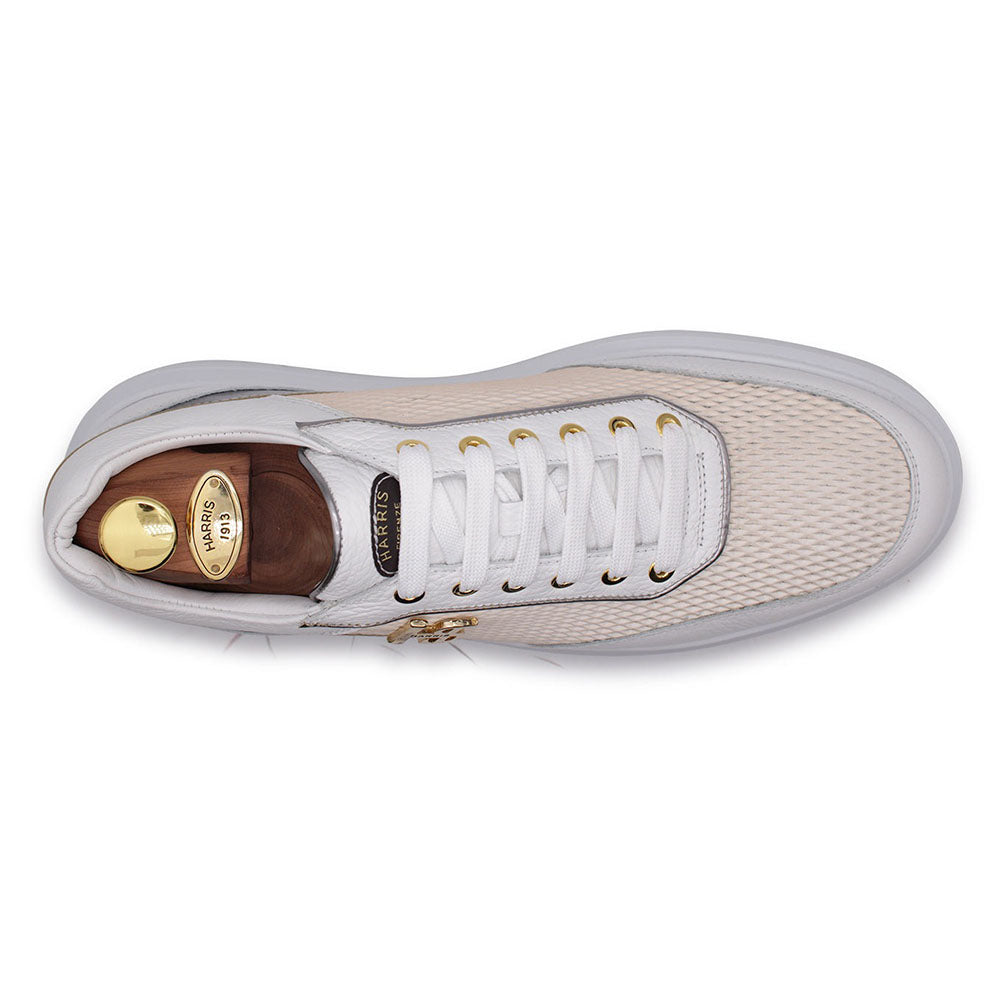 Harris Firenze 1913 Suede / Calfskin Sneakers White
