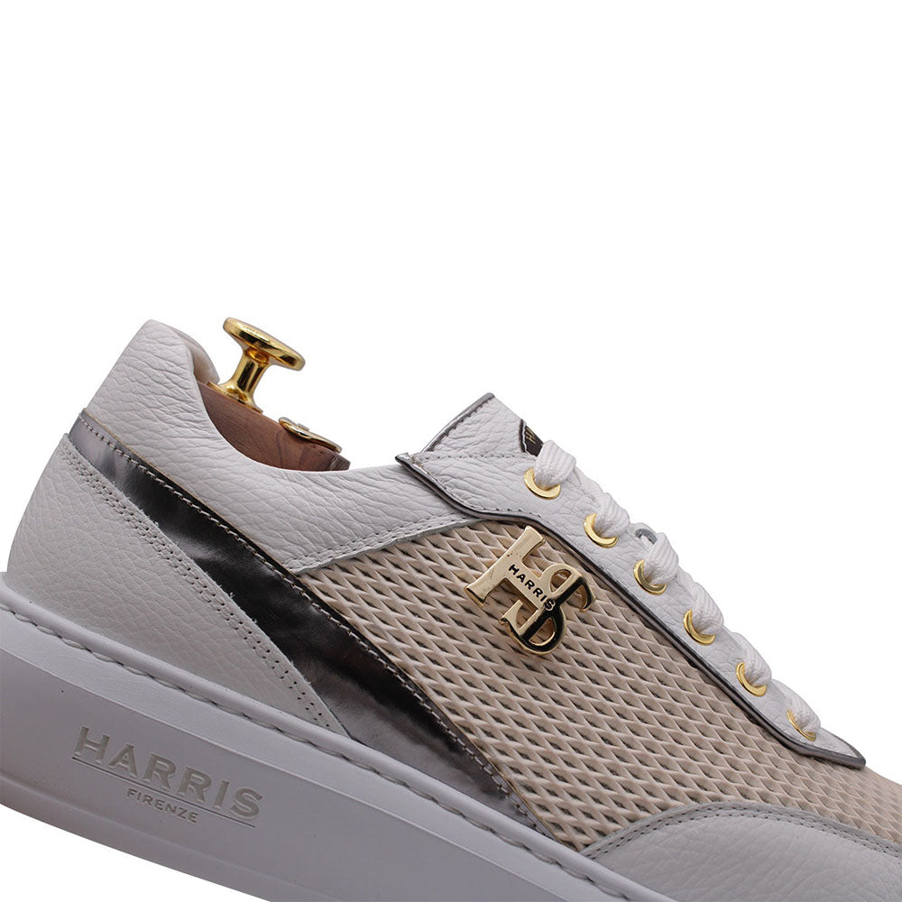 Harris Firenze 1913 Suede / Calfskin Sneakers White