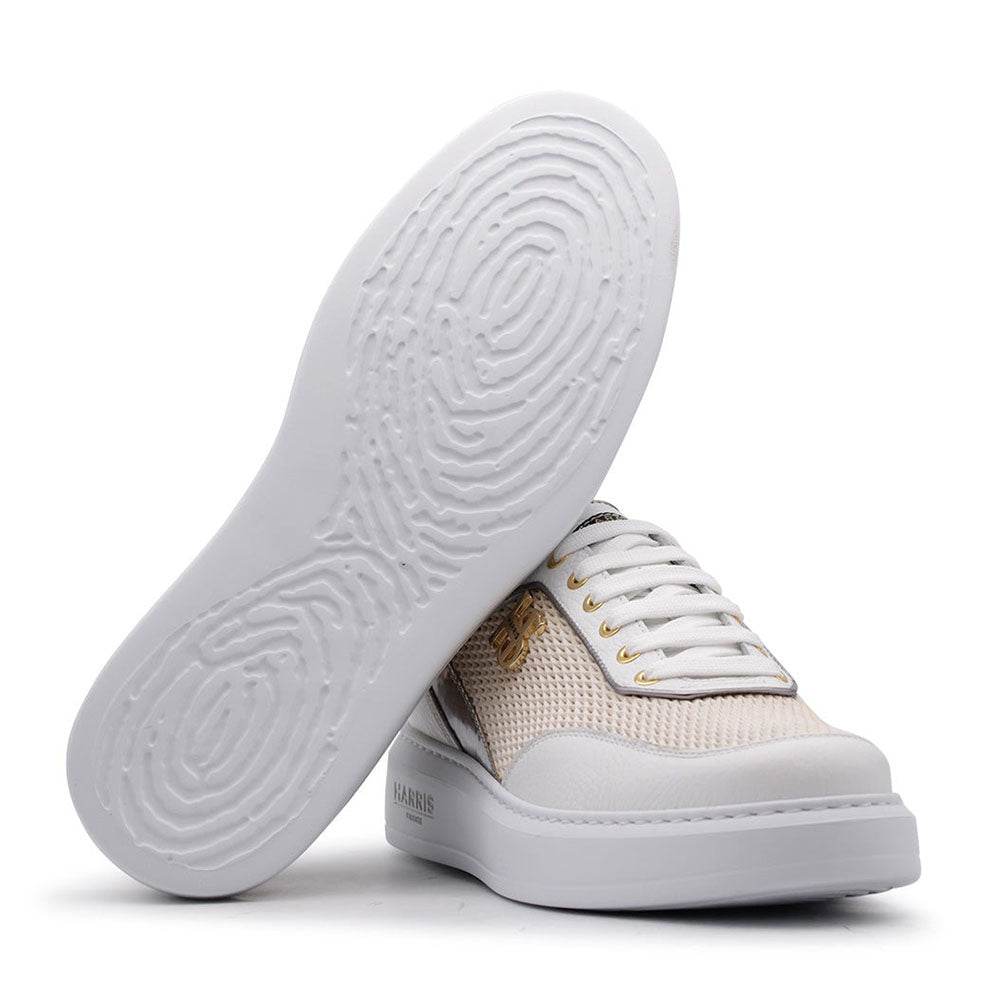 Harris Firenze 1913 Suede / Calfskin Sneakers White