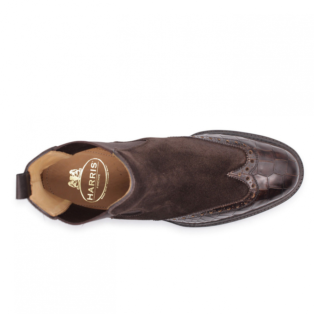 Harris Firenze 1913 Suede Chukka Boots Brown