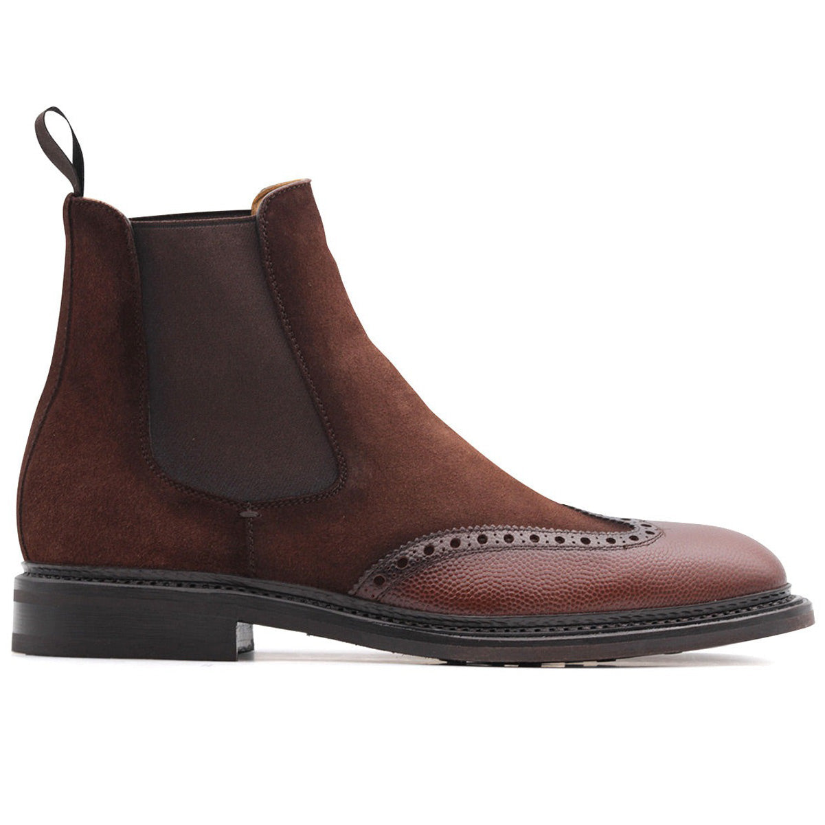 Harris Firenze 1913 Suede / Leather Chukka Boots Brown