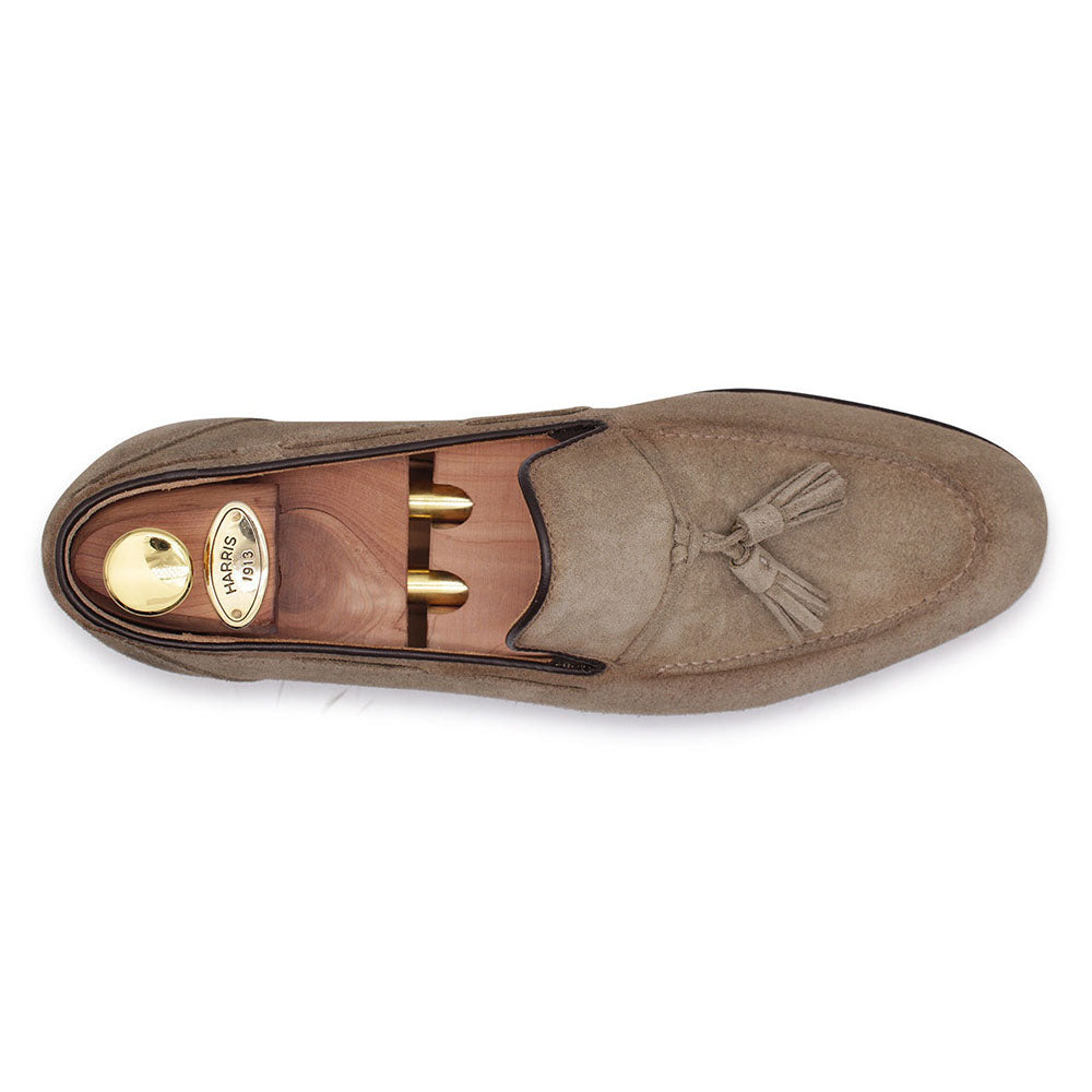 Harris Firenze 1913 Suede Leather Moccasin Beige