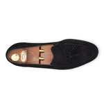 Harris Firenze 1913 Suede Leather Moccasin Black