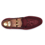 Harris Firenze 1913 Suede Leather Moccasin Bordeaux