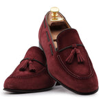 Harris Firenze 1913 Suede Leather Moccasin Bordeaux