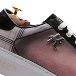 Harris Firenze 1913 Textured Leather Sneakers Rose