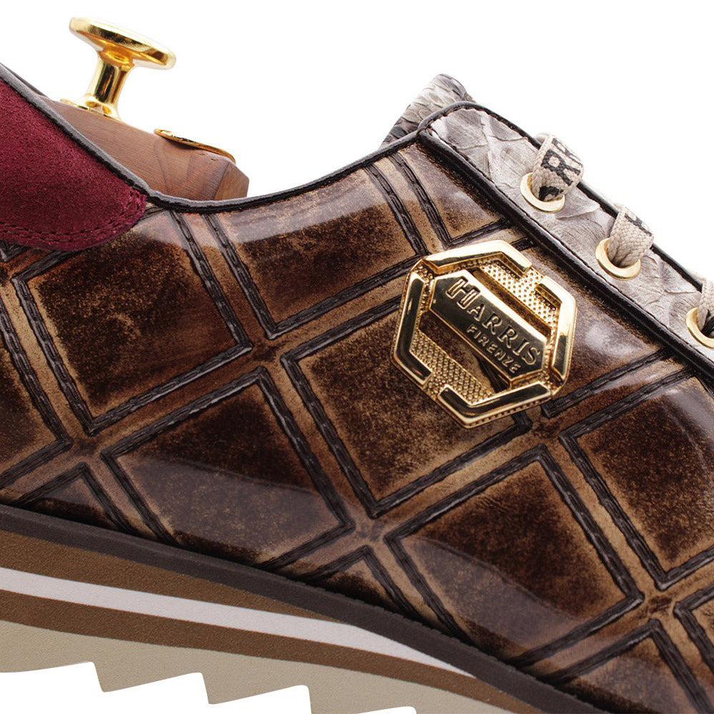 Harris Firenze 1913 Vintage Print Sneakers Merrone