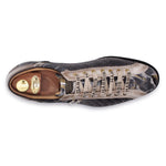 Harris Firenze 1913 Weave Leather Sneakers Black