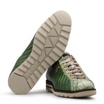 Harris Firenze 1913 Weave Leather Sneakers Green
