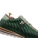Harris Firenze 1913 Weave Sneakers Green