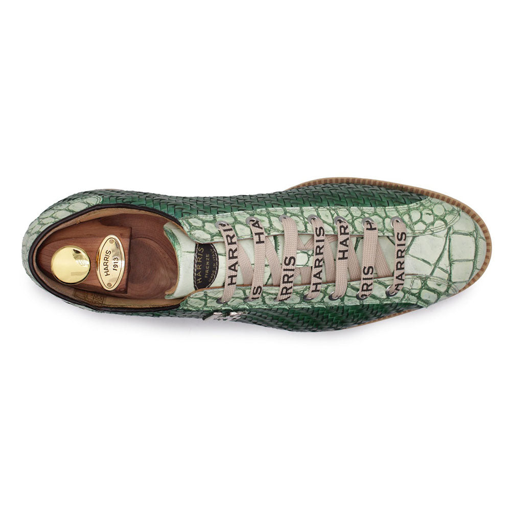 Harris Firenze 1913 Weave Sneakers Green