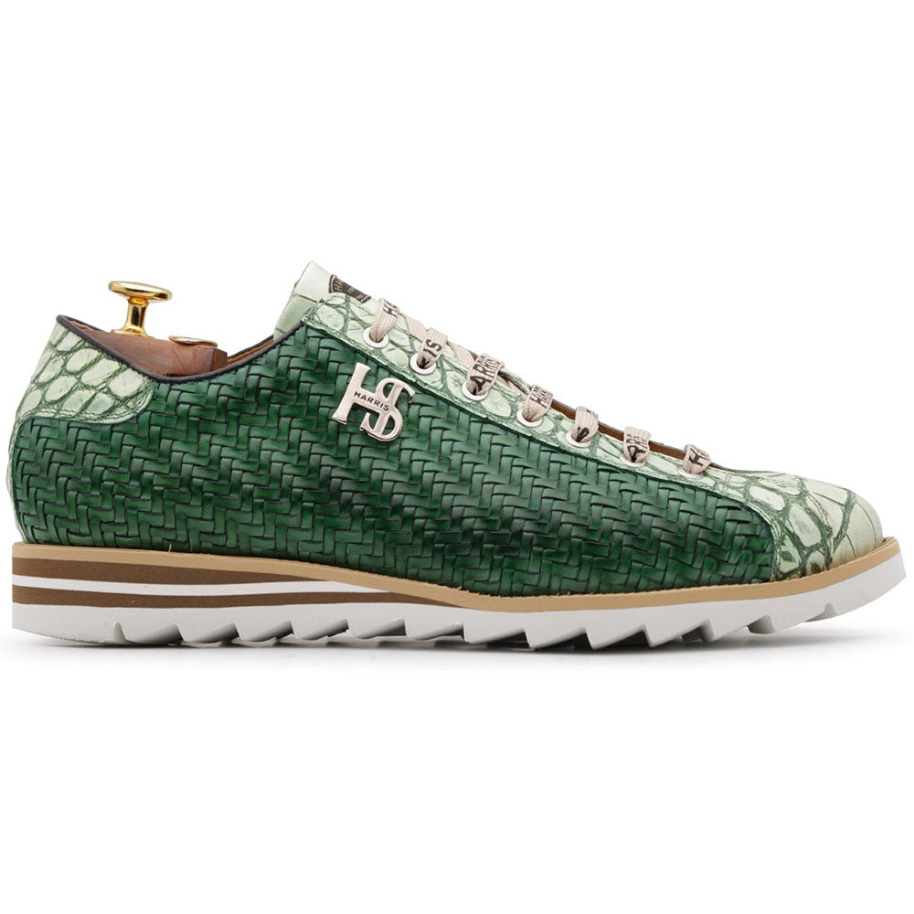 Harris Firenze 1913 Weave Sneakers Green