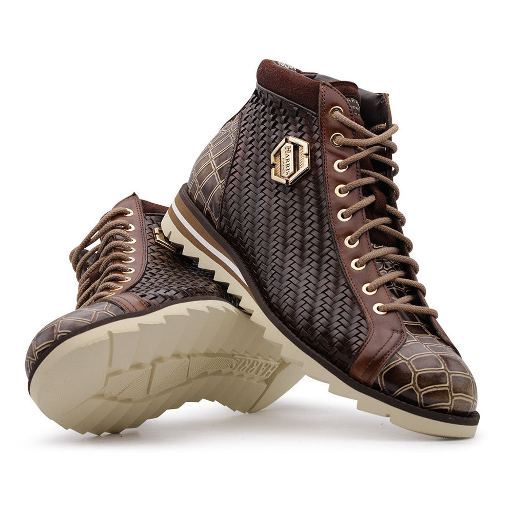 Harris Firenze 1913 Woven Chukka Boots Brown