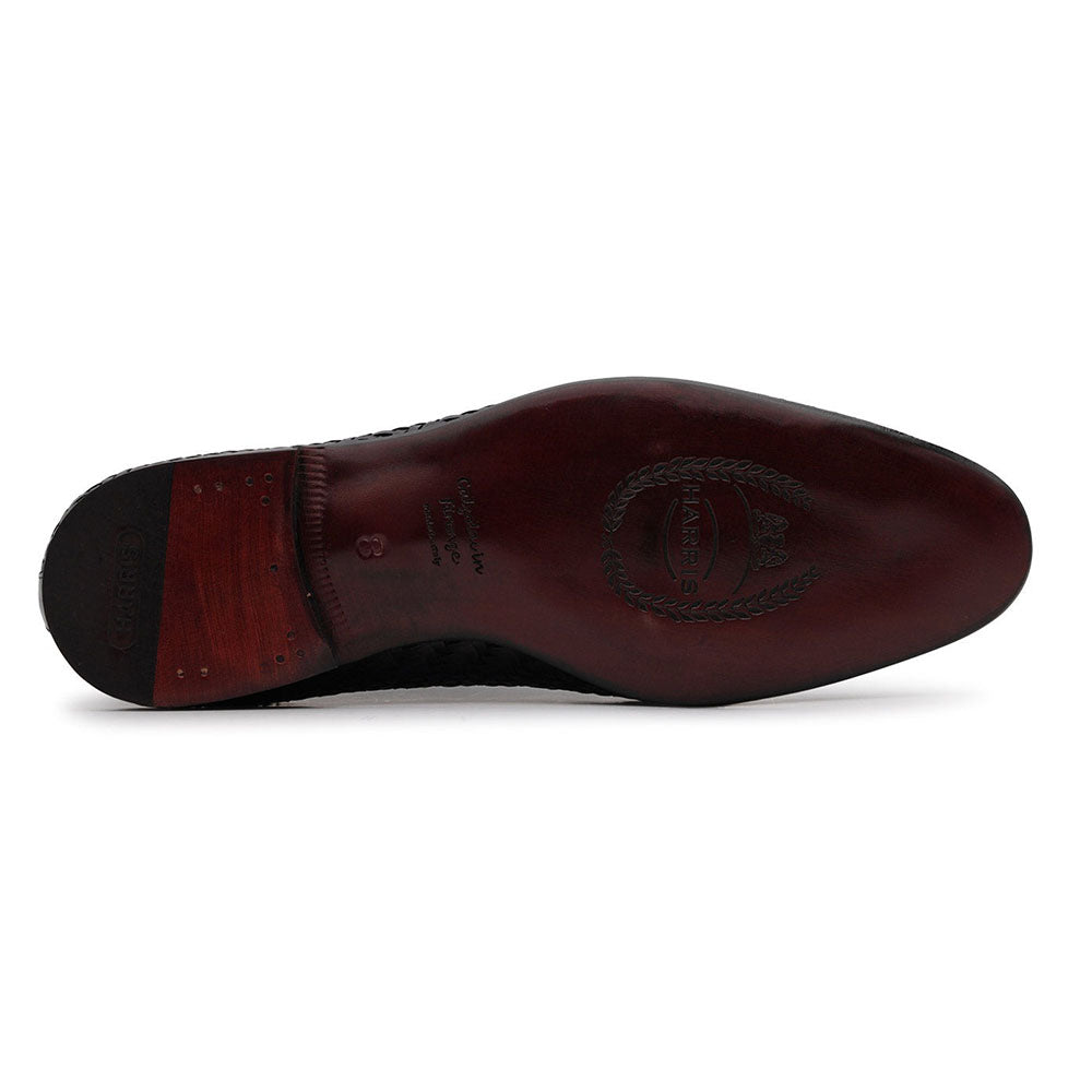 Harris Firenze 1913 Woven Leather Shoes Blue