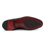 Harris Firenze 1913 Woven Suede Loafers Blue