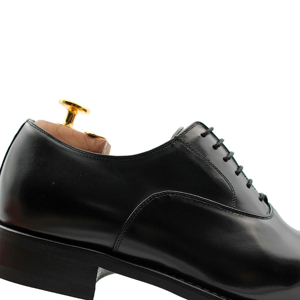 Harris Shoes 1913 Calfskin Cap Toe Shoes Nero