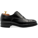 Harris Shoes 1913 Calfskin Cap Toe Shoes Nero