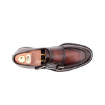 Harris Shoes 1913 Calfskin Double Buckle Shoes Marrone