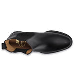 Harris Shoes 1913 Calfskin Leather Chelsea Boots Black